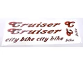 Cruiser matrica garnitúra 35x12cm ezüst és arany színben kapható