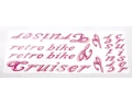 Cruiser matrica garnitúra 35x12cm ezüst és arany színben kapható