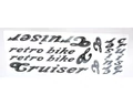 Cruiser matrica garnitúra 35x12cm ezüst és arany színben kapható