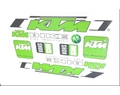 KTM matrica garnitúra műgyantás bevonattal 25x17cm négy féle színben