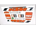 KTM matrica garnitúra műgyantás bevonattal 25x17cm négy féle színben