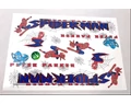 SpiderMan matrica garnitúra műgyantás 25x17cm 2féle színben kapható