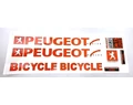 Peugeot matrica garnitúra műgyantás 35x13cm 5féle színben kapható