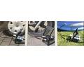 Lábpumpa SKS Twin Air dupla kamrás, nyomásmérővel 7bar