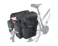 Kellys Adventure 40 táska csomagtartóra két oldalas, esővédővel, 20+20 L kapacitás, fekete