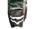 Velotech 2 részes túratáska csomagtartóra 24 liter, hevederes rögzítéssel, vízálló, fekete