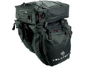 Velotech 3 részes túratáska csomagtartóra 35 liter, hevederes rögzítéssel, vízálló, fekete
