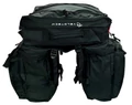 Velotech 3 részes túratáska csomagtartóra 35 liter, hevederes rögzítéssel, vízálló, fekete