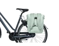 Basil SoHo Backpack táska csomagtartóra 17L kapacitás világítással hátizsák funkció, pasztel zöld