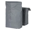 Basil City-Double Bag táska csomagtartóra 2 részes  32L kapacitás, fényvisszaverős, szürke