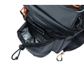 Basil Miles Tarpaulin táska csomagtartóra 9-36L bővíthető kapacitás, adapter nélkül, fekete-narancs