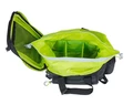 Basil Miles XL Pro táska csomagtartóra 9-36L bővíthető kapacitás, adapter nélkül, fekete/lime
