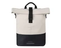 Basil Cove Shopper csomagtartóra szerelhető táska 1 részes 16l, akasztható-biztosítható, fehér/fekete