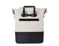 Basil Cove Shopper csomagtartóra szerelhető táska 1 részes 16l, akasztható-biztosítható, fehér/fekete