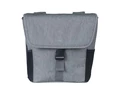 Basil Go Double Bag 2 részes táska csomagtartóra 32L kapacitás, pántos rögzítés, szürke színű