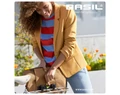 Basil City Shopper csomagtartóra szerelhető táska 1 részes 16l, akasztható-biztosítható, barna