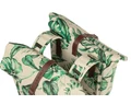 Basil Ever-Green Double Bag táska csomagtartóra 2 részes 28-32L kapacitás, fényvisszaverős, bézs
