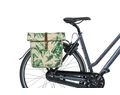 Basil Ever-Green Double Bag táska csomagtartóra 2 részes 28-32L kapacitás, fényvisszaverős, bézs