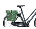 Basil Ever-Green Double Bag táska csomagtartóra 2 részes 28-32L kapacitás, fényvisszaverős, thyme zöld