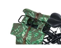 Basil Ever-Green Double Bag táska csomagtartóra 2 részes 28-32L kapacitás, fényvisszaverős, thyme zöld
