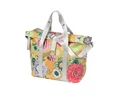 Basil BLoom Field Handbag táska csomagtartóra vagy kormányra 8-11L kapacitás sárga-virágos színű