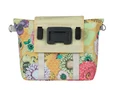 Basil BLoom Field Handbag táska csomagtartóra vagy kormányra 8-11L kapacitás sárga-virágos színű