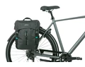 Basil Discovery 365D Single Pannier táska csomagtartóra 1 részes, 20L kapacitás, sötétszürke gyorszáras L-es