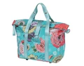 Basil BLoom Field Handbag táska csomagtartóra vagy kormányra 8-11L kapacitás kék-virágos színű