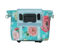 Basil BLoom Field Handbag táska csomagtartóra vagy kormányra 8-11L kapacitás kék-virágos színű