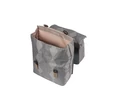 Basil Elegance Double Bag táska csomagtartóra 2 részes 40-49L kapacitás, szürke