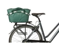 Basil Flair Carry All kosár csomagtartóra Mik 2.0 adapterrel 18 liter kapacitással zöld színben
