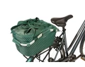 Basil Flair Carry All kosár csomagtartóra Mik 2.0 adapterrel 18 liter kapacitással zöld színben