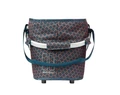 Basil Flair Carry All kosár csomagtartóra Mik 2.0 adapterrel 18 liter kapacitással navy kék színben