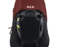 Kellys KLS Lane hátizsák 16L-es, italtartó zsák nélkül, esővédő huzat, protektor, bukó tartó, fekete/wine