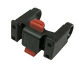 Klickfix kosártartó adapter kormányra, extra hosszú előrenyúlással, 22-26mm átmérőig, 7kg terhelhetőségű