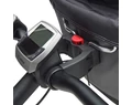 Klickfix kosártartó adapter kormányra, extra hosszú előrenyúlással, 22-26mm átmérőig, 7kg terhelhetőségű