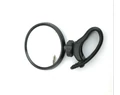 Tükör KTM bilincses 58x58mm szilikonpántos fekete/narancs