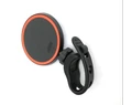 Tükör KTM bilincses 58x58mm szilikonpántos fekete/narancs