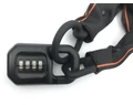 Zár U KTM 5mm átmérőjű 120cm hosszú lánccal, fekete/narancs, számkombinációs