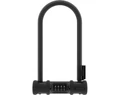 Zár U Abus Ultra Combo 410C/170, fekete színű, számzáras, tartóval