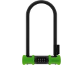 Zár U Abus Ultra Combo 410C/170, zöld színű, számzáras, tartóval