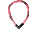 Abus Tresor 6807C/110 láncos kerékpárzár rose blush színben egyedileg beállítható számkombinációval