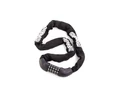Csepel láncos lakat számzárral 100cm hosszú fekete textilhuzattal