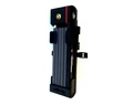 Abus Bordo uGrip 5700/80 összehajtható zár 80cm-es hossz, 5mm-es acéllapok, SH tartóval, fekete