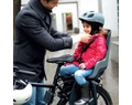 Bobike Go Maxi dönthető hátsó gyerekülés dupla falú konstrukció vázra szerelhető szürke