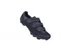 FLR F-55 Knit MTB cipő, 3 tépőzáras rögzítés, 40-es méret fekete