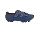 FLR F-55 Knit MTB cipő, 3 tépőzáras rögzítés, 43-as méret fekete/kék