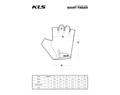 Kellys Factor 22 rövid ujjú kesztyű black XS-es