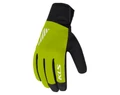 Kellys Coldbreaker kerékpáros téli kesztyű szélálló anyagból memóriahabos tenyérbetéttel lime S-es