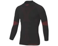 Kerékpáros aláöltözet BBB FirLayer BUW-20 hosszú ujjú unisex fekete/piros M/L InfraRed technológiával
